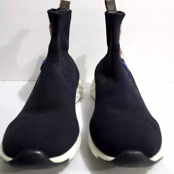 LOUIS VUITTON AFTERGAME SOCK SNEAKERS PATCH FABRIC 39 IN GREAT CONDITION! - Picture 8 of 16